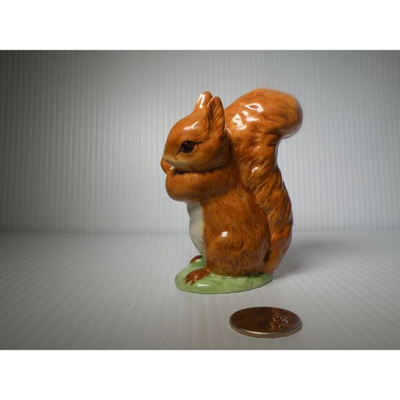 Beatrix Potters Beswick Figurine Squirrel Nutkin 1948 Hand-Painted Ceramic Engla - Picture 2 of 6